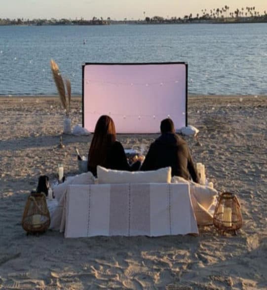 Beach Movie Set-up